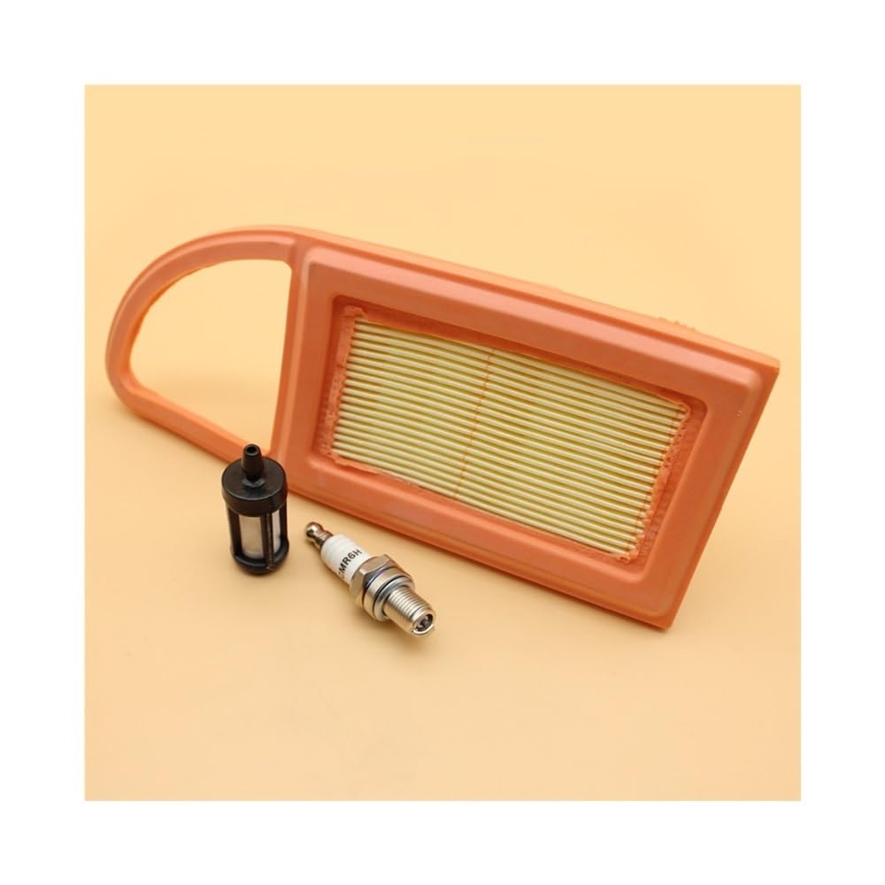 Limpiador de Filtro de Aire y Juego de filtros de Combustible de bujía de 4 Tiempos Aptos for BR600 BR500 BR550 soplador de Paquete Trasero CMR6H 605-599