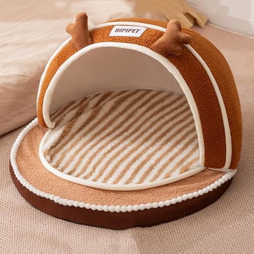 ペットベッド 猫ハウス 冬用 ラウンド型 可愛い 猫ベッド ペットハウス 犬用 犬ハウス 滑り止め 暖かい 保温 ふわふわ 猫用 ハウス 分厚い ペットソファ 寒さ対策 犬ベッド 犬小屋 犬猫用 洗える ペット用品