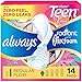 Always Totally Teen Always Radiant Infinity Pads, 14 Count