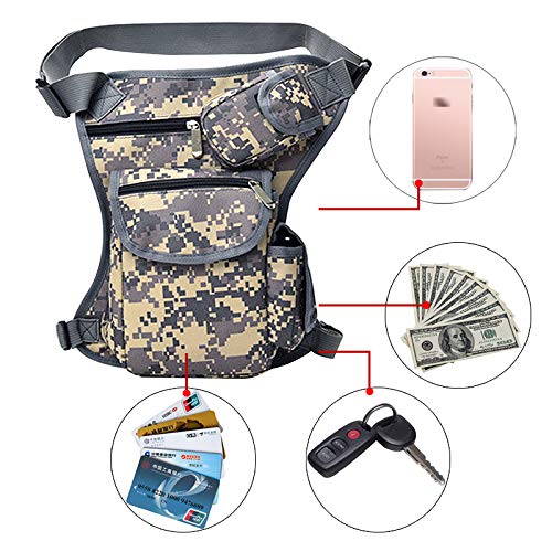 MEGAUK Marsupio da uomo in tela da escursionismo