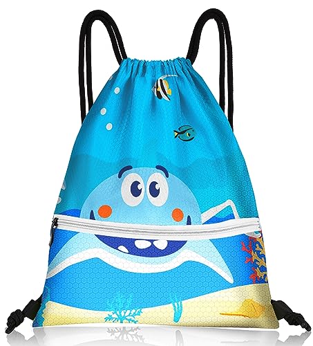 Mochila com cordão futi, Tubarão grande, Clássico