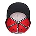 Quanhaigou Power Mens Snapback Hats, Map of Africa Embroidery Baseball Cap Palm Tree Red Dad Hats