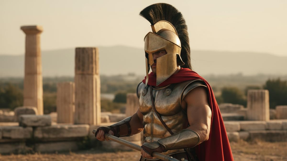 King Spartan 300 Movie Helmet (King Leonidas)+free helmet stand