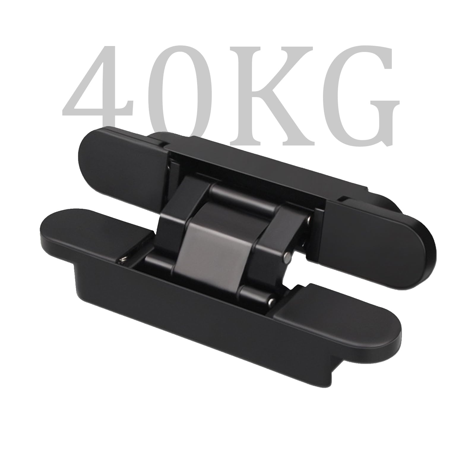 Cerniere nascoste per porte, cerniere a croce nascoste, angolo di apertura regolabile a 180 gradi, cerniera pieghevole 3D con viti a brugola per porte in legno, 40 kg