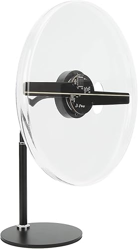 Ventilador holográfico 3D, ventilador de holograma de ojo desnudo de 11.8 in, ventilador LED de visualización publicitaria, proyector holográfico