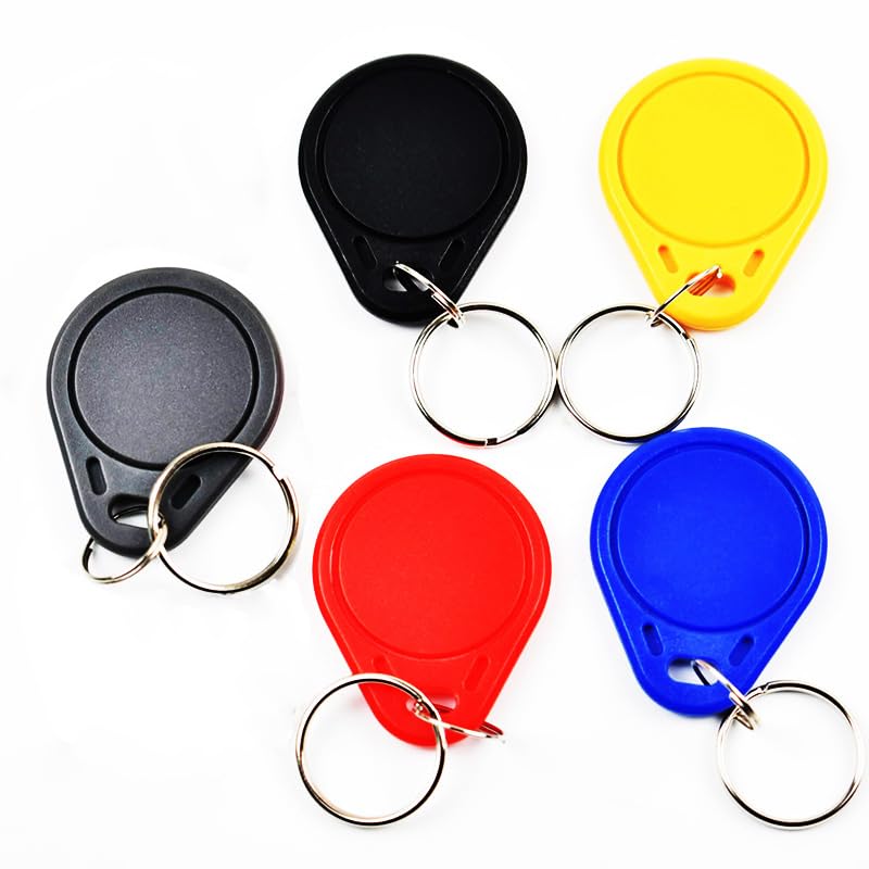 100Pcs/Lot CUID App MCT Modify UID Changeable NFC 1k s50 13.56MHz Keyfob Block 0 Writable ISO14443A(Mixed Color)