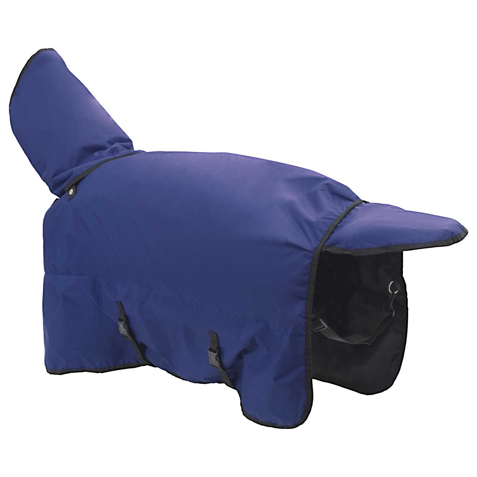 Gecheer Coperta Cavalli Impermeabile, Coperta Equitazione Termica Poliestere 165 cm, Coperta Scuderia Lavabile per Protezione Pioggia Neve Vento, Coperta Cavallo per attività Equestre Outdoor