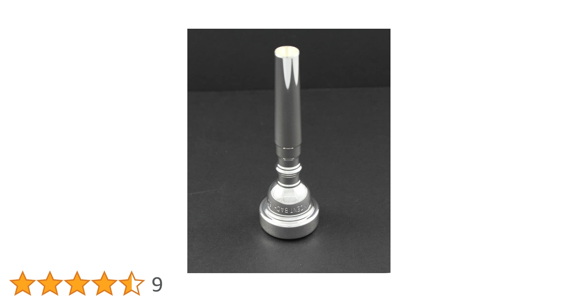 Amazon | バック トランペット マウスピース 3D 銀メッキ仕上げ