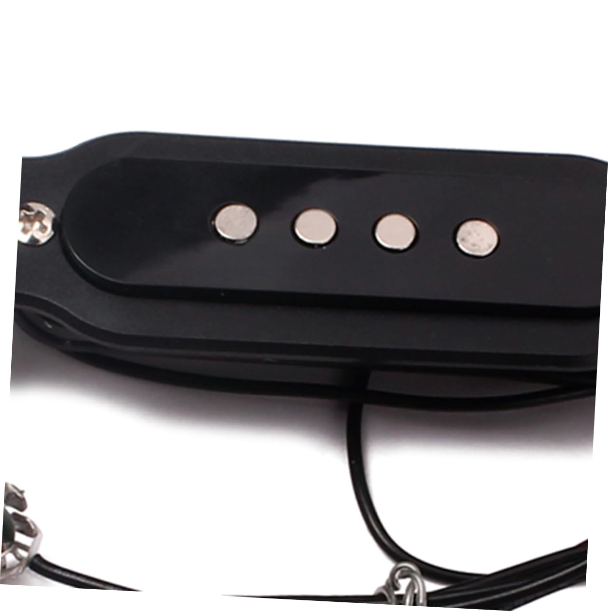 BESTonZON 3 Pz pickup per chitarra Pickup chitarra corde Pickup chitarra leggero e resistente pickup humbucker pickup a quattro corde nella buca scatola pickup alla buca in metallo