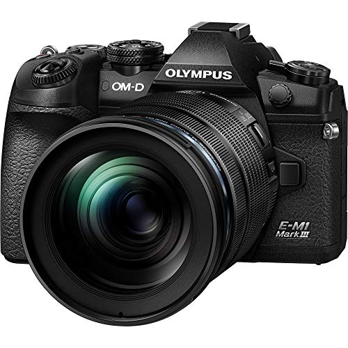 Om System OLYMPUS Om-D E-M1 Mark III Boîtier d'appareil Photo avec Objectif M.Zuiko Digital Ed 12-100 mm F4.0 is Pro Noir