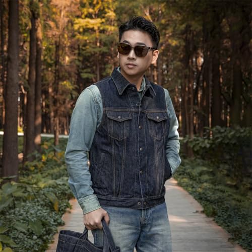 Red Tornado 21oz Selvedge Denim Tucker Vest2