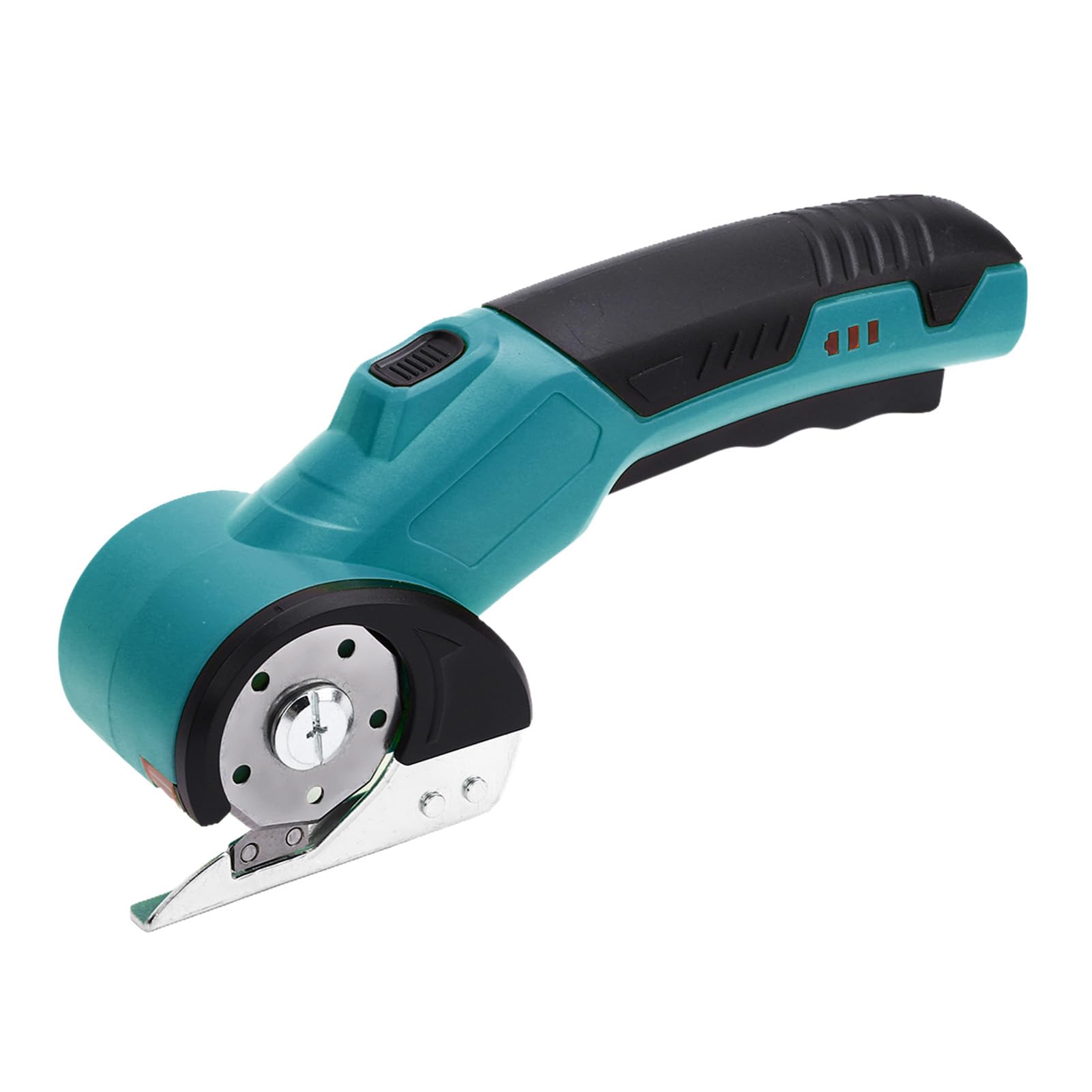 Tijeras Eléctricas Inalámbricas, Cortador Circular Recargable de 3,6 V, Tijeras de Tela con Cierre Seguridad y Luz LED, Ideal para Cortar Cuero, Alfombras y Plásticos, para Entusiastas la