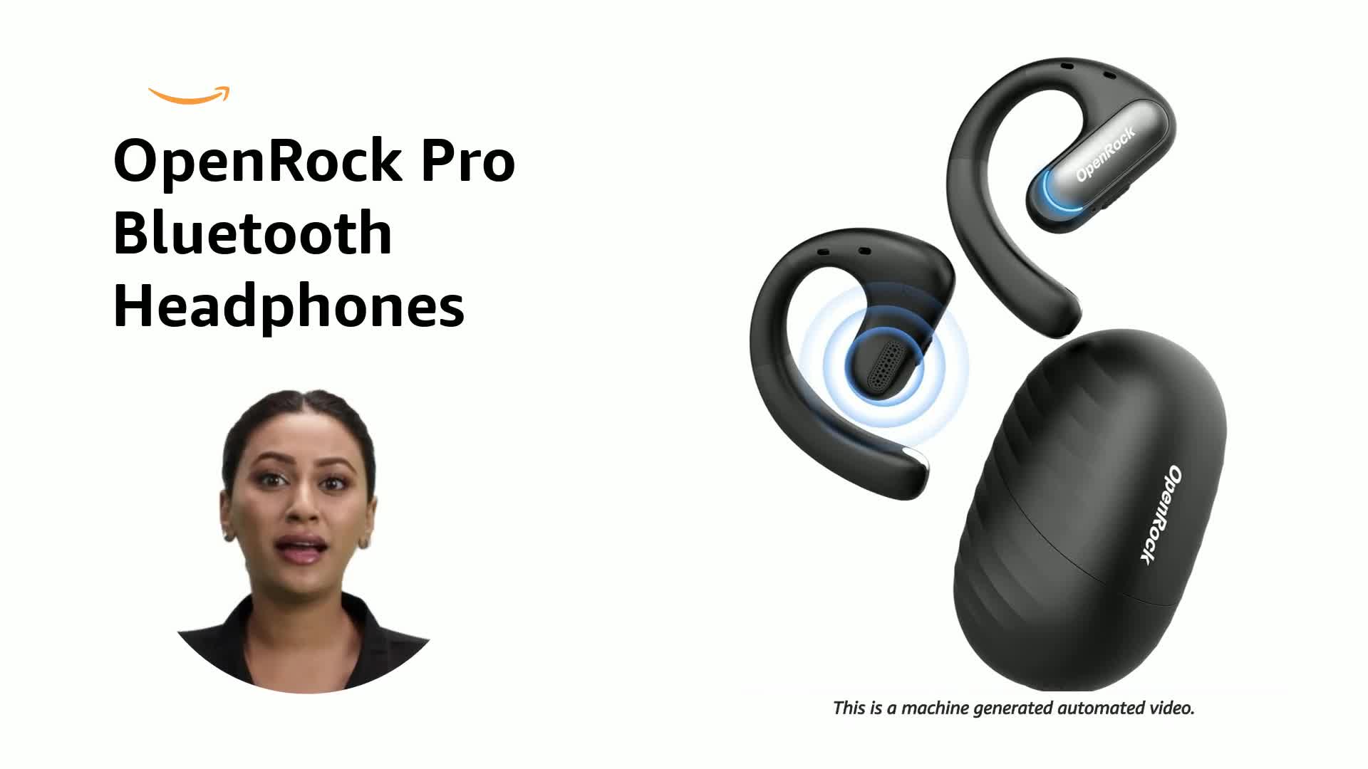 OpenRock Pro Bluetooth Sports Headphones, Open Ear Bluetooth Air