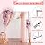 7Ft H x 5 Ft W Metal Arbor,Square Arch Backdrop Stand for Climbing Plants Wedding Garden Arch Bridal Party Ceremony Decoration Wide Arbor