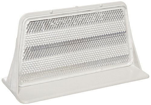 Tapco 9371230 JD-Series Single Sided Barrier Delineator, 5-1/4″ Length x 2-1/2″ Width x 3″ Height, Silver