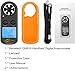 Benetech Anemometer Digital LCD Handheld Airflow Windmeter Thermometer Wind-Speed Gauge Meter, 2-Year Warranty