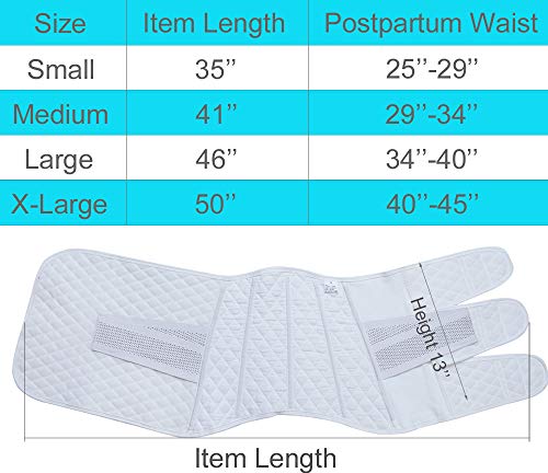 PAZ WEAN Plus Size Tummy Control Tuck Belt Surgical Abdominal Binder Girdle C Section Recovery Belly Band Wrap After Baby Body Shaper