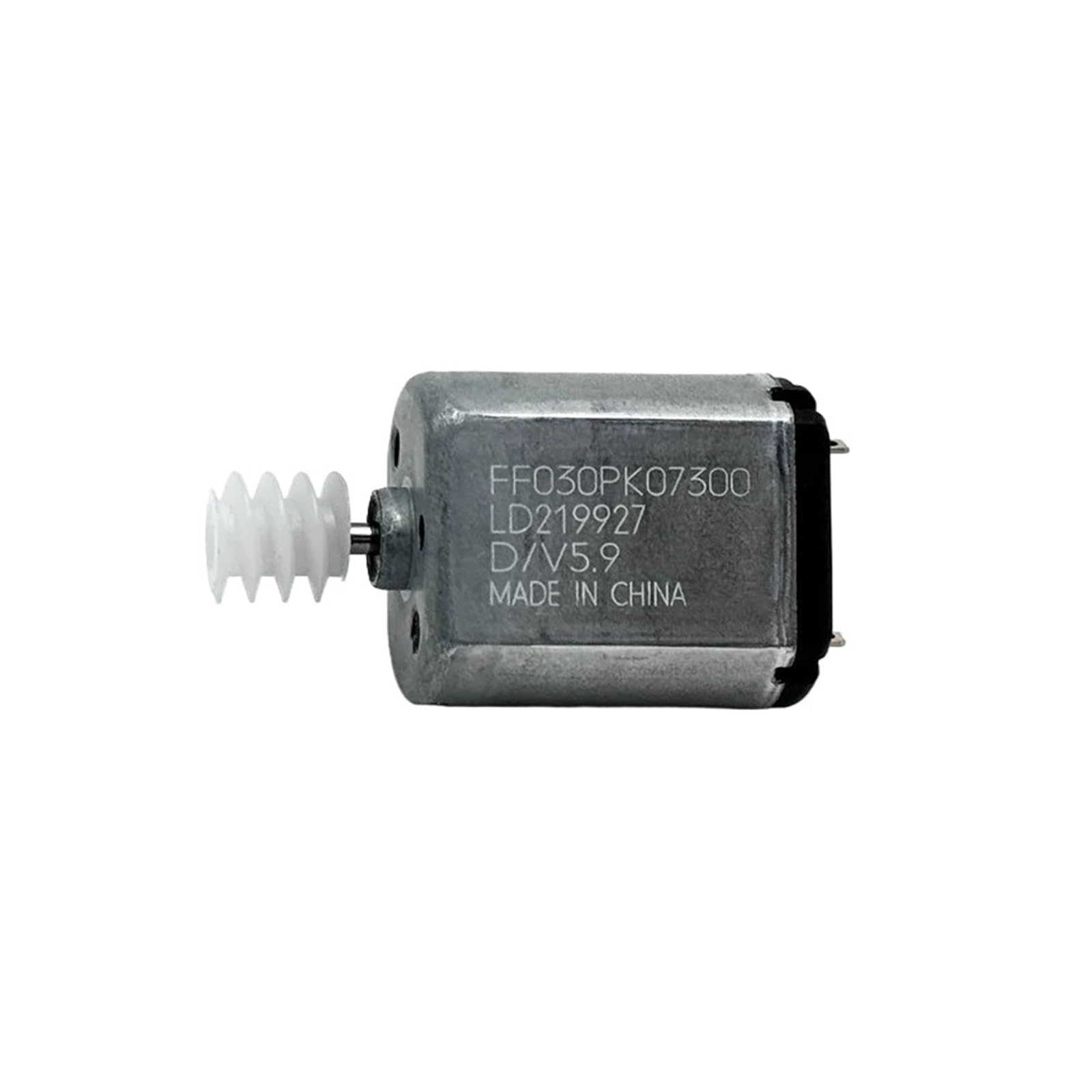 FF-030PK-07300 D/V5.9 Mini 12mm*15mm Motore elettrico silenzioso con spazzola metallica DC 3V 5V 6V 9V Ingranaggio a vite senza fine in plastica Dispositivo di blocco AV for auto(A Motor)