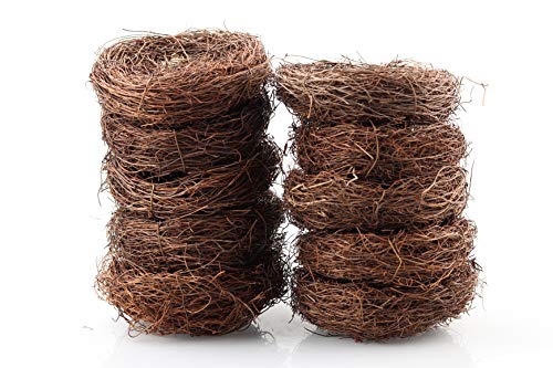 Exasinine-10-Pcs-55-Artificial-Bird-Nest-for-Crafts-Easter-Party-Wedding-Patio-Garden-Succulent-Planter-Moss-Landscape-DIY-Terrarium-and-Spring-Vignettes-55-Inches Exasinine 10 Pcs 55 Artificial Bird Nest for Crafts Easter Party Wedding Patio Garden Succulent Planter Moss Landscape DIY Terrarium and Spring Vignettes 55 Inches