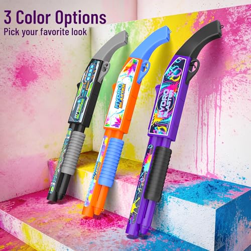 Image of Mirana Hydro Blaster - Electronic Water Toy Gun for Kids - Powerful Spray, Easy Refill & Rechargeable Battery - 2 Trigger Modes - for Pool, Beach & Outdoor Parties - for Boys & Girls 4+ Years (Black)