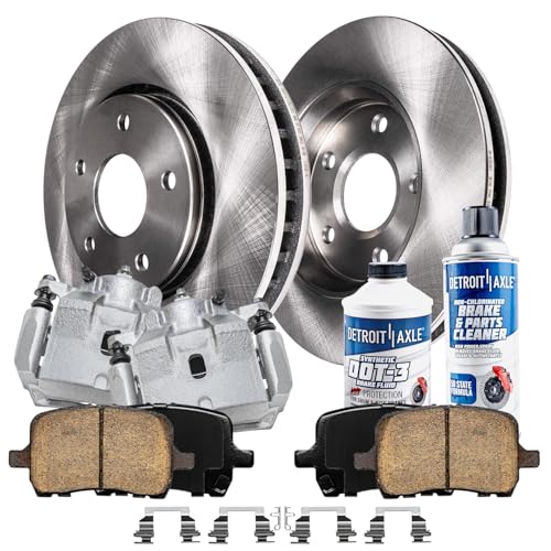 Image of Detroit Axle - Front Brake Kit for 04-05 09-12 Chevy Malibu