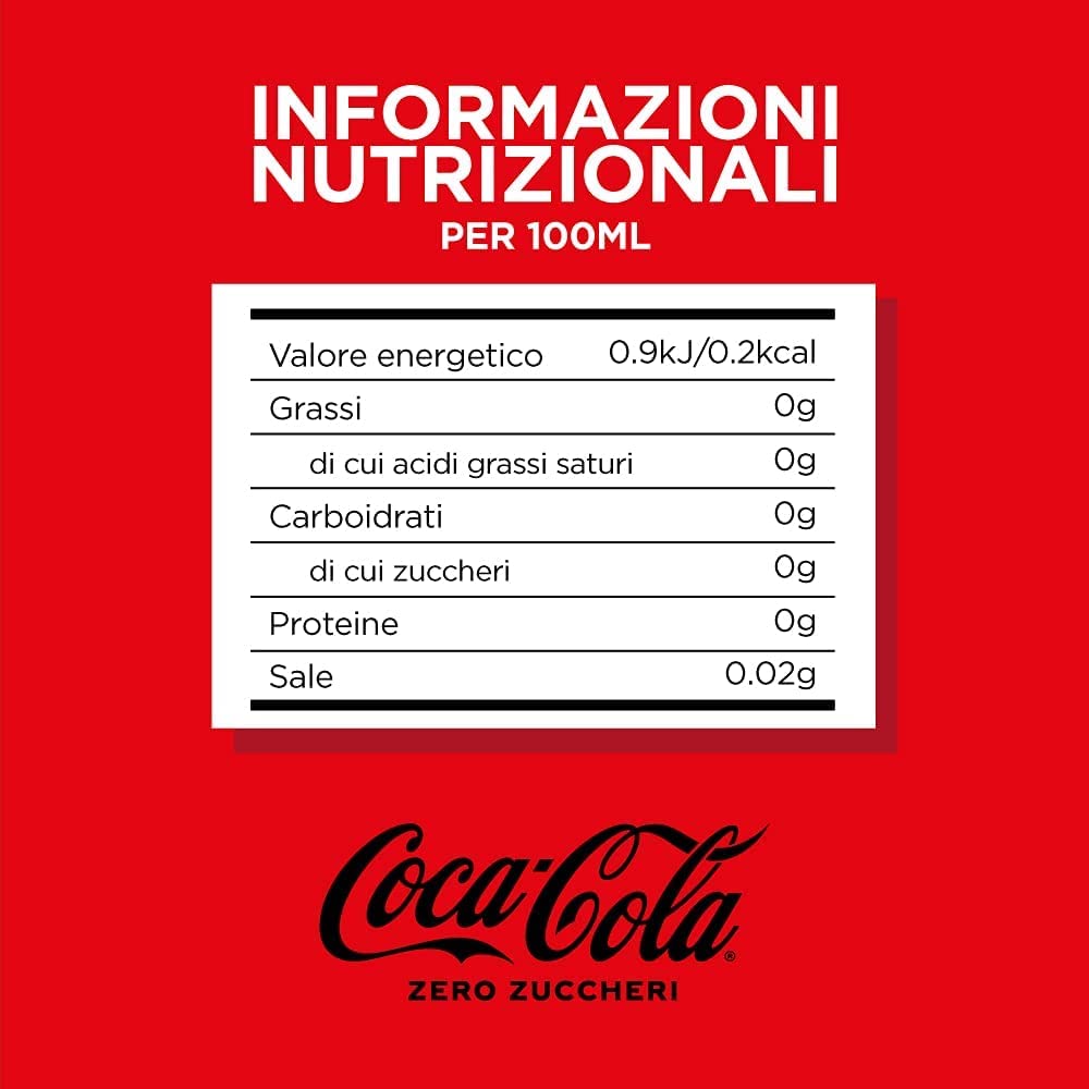 Coca Cola Zero Sugar - Mini latas de bebidas carbonatadas (72 unidades, 150 ml)