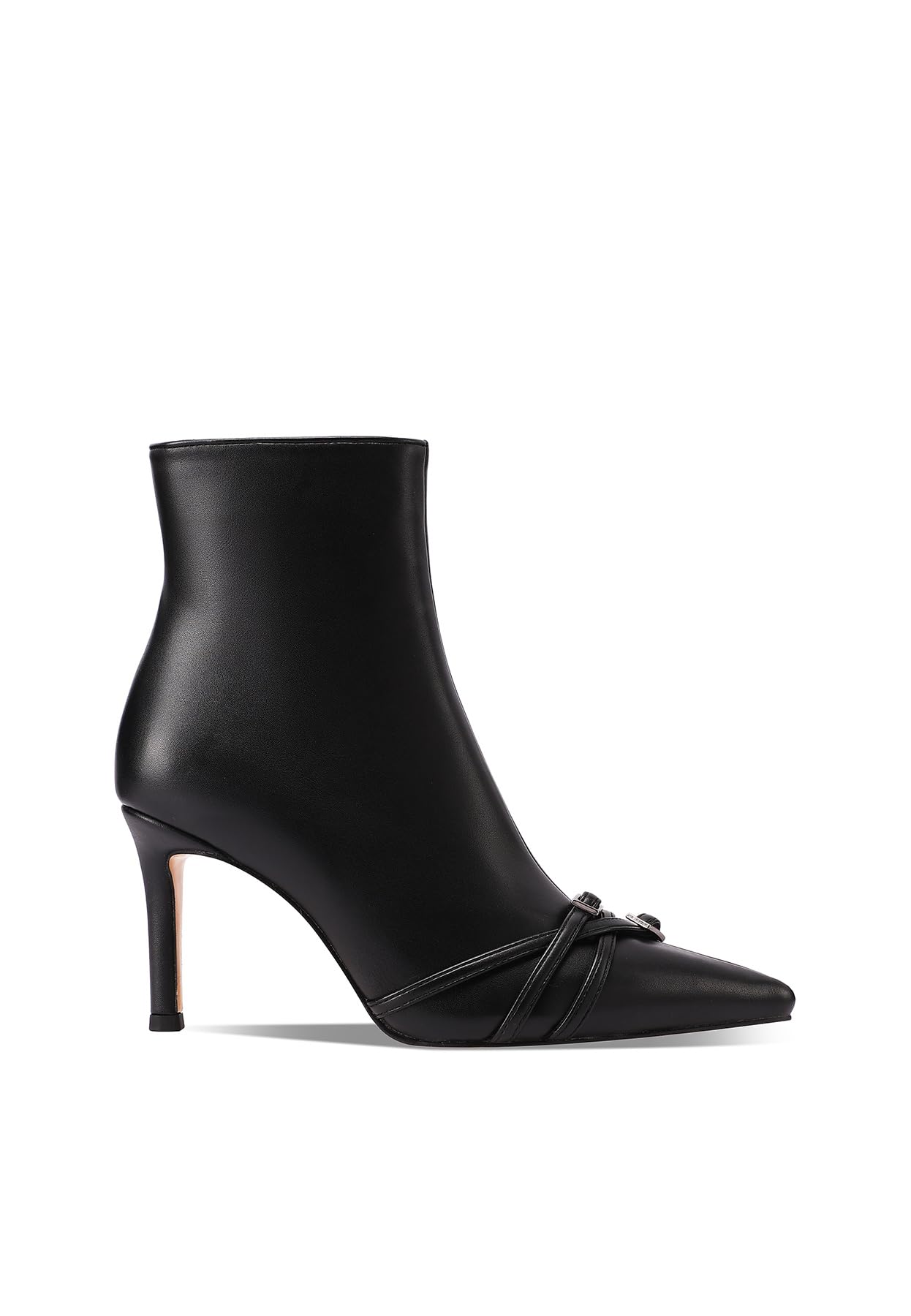 QUEEN HELENA Tronchetti con Tacco Alto Stivaletti a Punta Casual Donna K3989