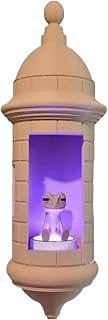 Puerto Rican Garita Wall Coqui Lamp, Adjustable 16 Colors Coqui Frog Lamps for Wall with Remote Control, for Bedroom Living Room Office, Unique Puerto Rico Gift (10in*1) (1)