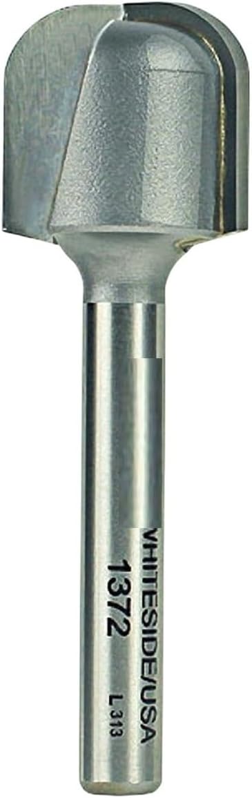 Whiteside Bowl & Tray Bit 1/4 in. SH x 1/4 in. R x 3/4 in. CD Replacement for OEM High for Reliable Component, Precision, Stable Performance