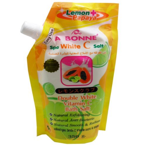 Spa Bath Salt Milk Protein Natural Vitamin C Lemon