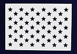 50 Star Field Stencil 14 Mil -7.25
