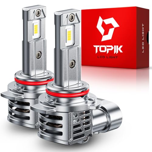 Image of TOPIK 9012 LED Light Bulbs - 80,000LM [Upgraded-Gen] 900% Ultra-Bright | 6500K White HIR2 Bulbs 20 Years Long Lifespan, 3 Min Quick Install, No Flicker, 99% Compatibility, 2PCS