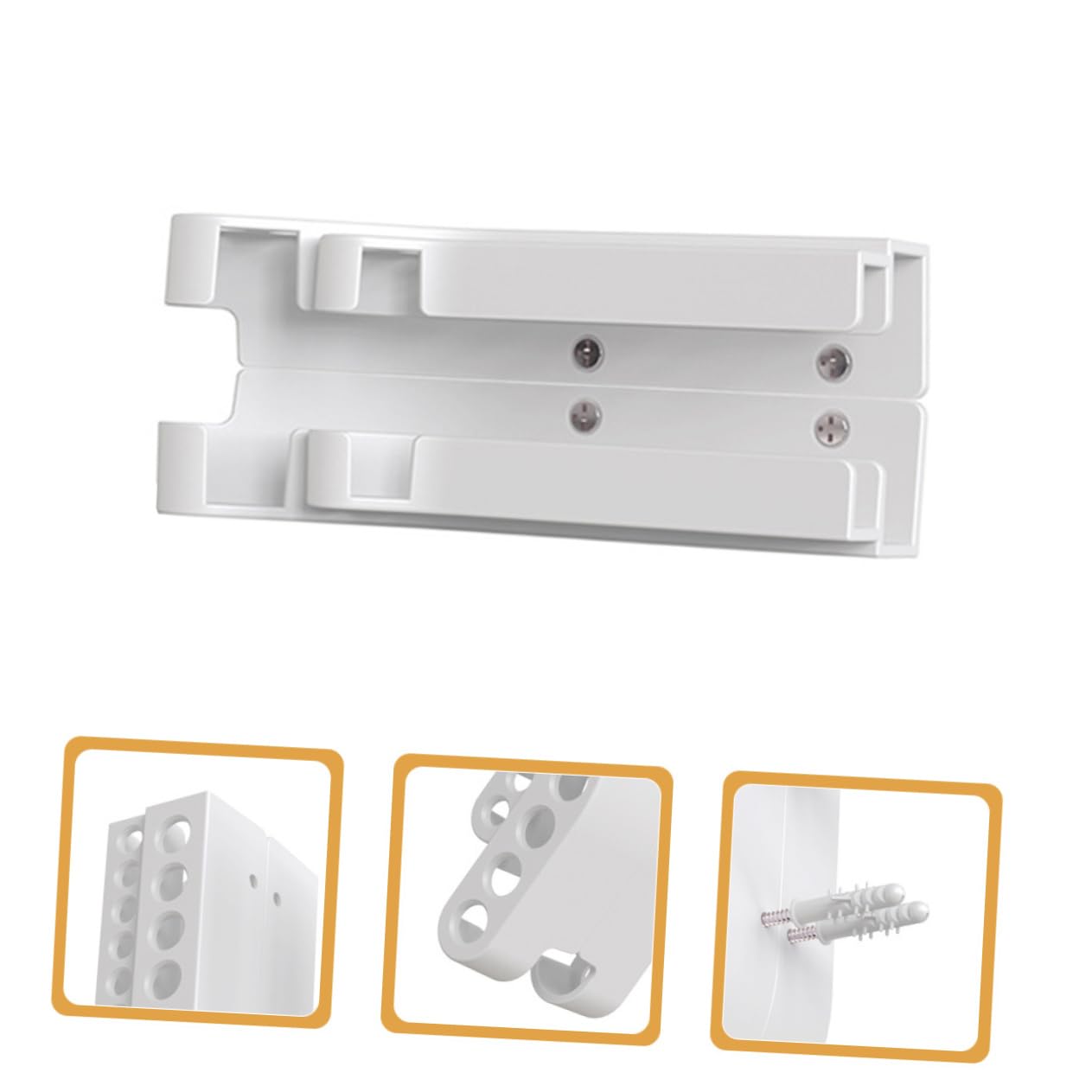 DOITOOL 4 Pezzi/Custodia Portabatterie in Plastica Per Organizer Da Montare Sulla Batteria Accessorio Per La Casa