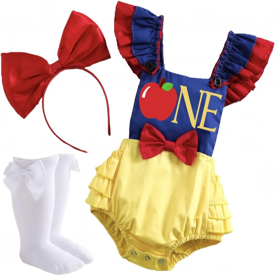 Baby Birthday Costumes Princess Dress Customized Romper Baby girl Birthday Dress