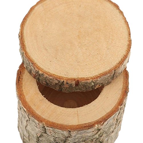Healifty Wooden Rustic Shabby Wedding Box Engagement Ring Box Wedding Keepsake Valentines Wooden Ring Bearer Box Vintage Jewelry Box Ring Holder #TOP4