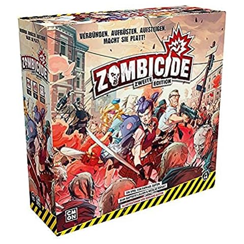Asmodee | CMON | Zombicide 2. Edition | Grundspiel | Kennerspiel | Dungeon Crawler | 1-6 Spieler | Ab 12+ Jahren | 60+ Minuten | Deutsch Cover