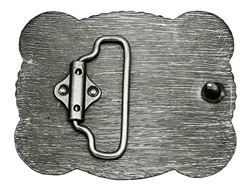 Image of Moranse Cross Cowboy Kneeling Prayer Horse Zinc Alloy Belt Buckles