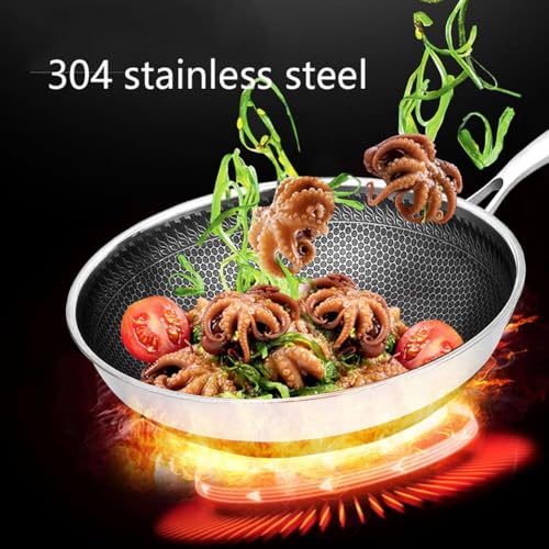 Wok antiadherente con tapa y mango ergonómico 32 cm miniatura 2