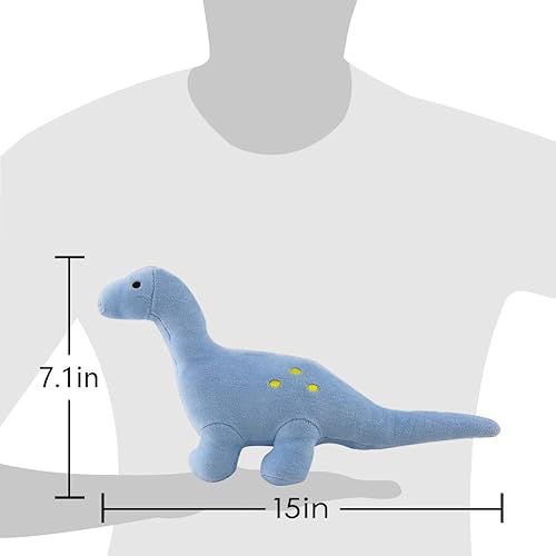 Miniatura 4 de Dinosaurio de peluche de animal de algodón orgánico (Baby First Lovely Dinosaur), 15 pulgadas