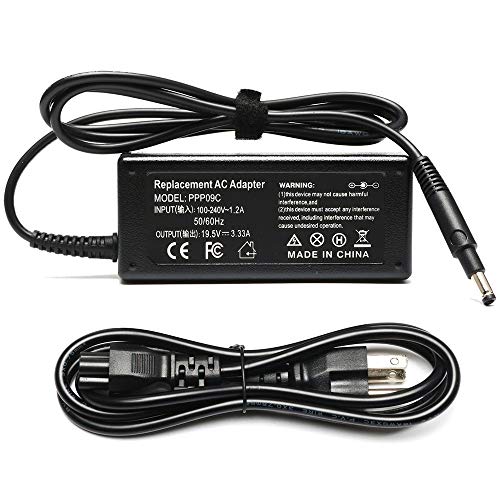 Reparo 19.5V 3.33A 65W Ac Adapter Laptop Charger for HP Pavilion TouchSmart 14-B109 14-B109WM 15-B142DX 14-B120DX 15-B143 15- B143CL 15-b152nr;HP Envy 4 6 Battery Power Cord