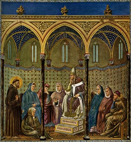 Impression d'art Saint d'Assise par Giotto Di Bondone | Poster mural 60x90cm