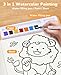 JoyCat Libro para colorear con acuarelas para niños pequeños a partir de 3-8 años Imagen de JoyCat Libro para colorear con acuarelas para niños pequeños a partir de 3-8 años