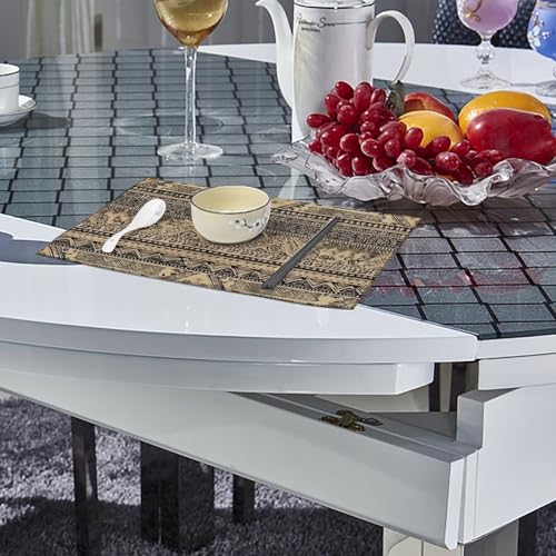 Set de table noir et bronze lot de 4 pour protéger votre table des rayures