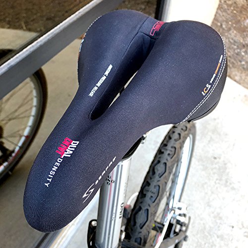 Serfas Dual Density Men's Bicycle Saddle with Cutout - Thumbnail 6