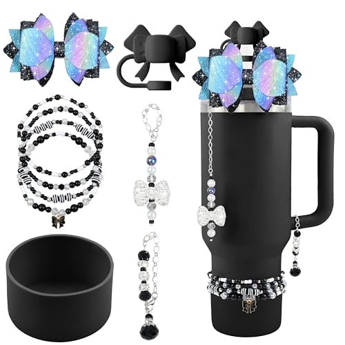 Hpebl 9PCS Accessories for Stanley Cup 30 40oz Tumbler Accessories, Black - image 1
