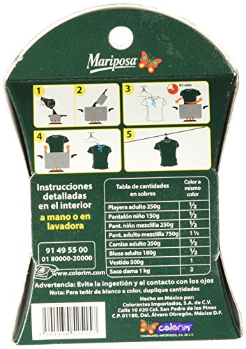 Opiniones de Pintura para Ropa Mariposa los mejores 10. 9 Pintura para Ropa Mariposa marca Mariposa (2)