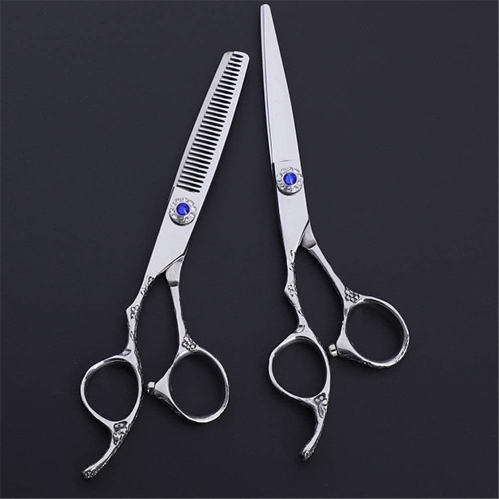 Linkshänder-Haarschneideschere, scharf und präzise, 15,2 cm (6,0 Zoll), ergonomisches Design, für Salon und Zuhause geeignet