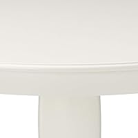 Vista 4 de Angel Line 5 Piece Lindsey Dining Set, Off-White/Gray