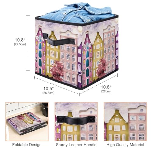 Boîte de rangement cube pliable pour libérer l'espace dans les placards - 4