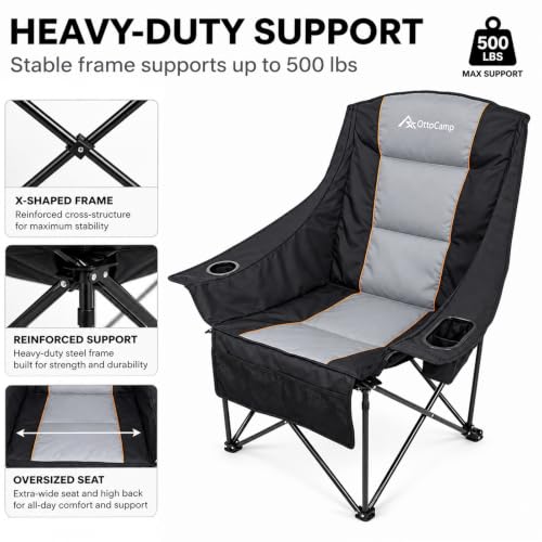 Oversized Camping Chair, Padded Camping Chairs for Adults - image 7